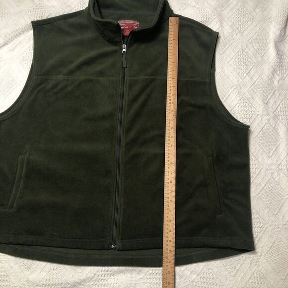 Caribou Creek Green Fleece Vest 2XL - Picture 7 of 10
